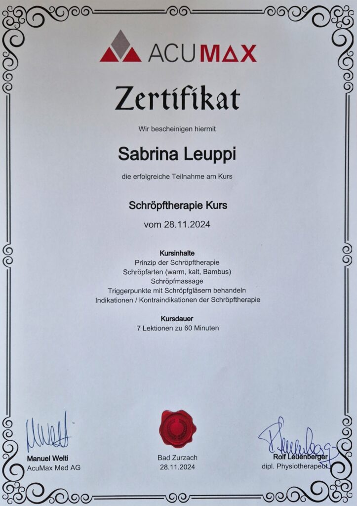 Weiterbildung November 2024